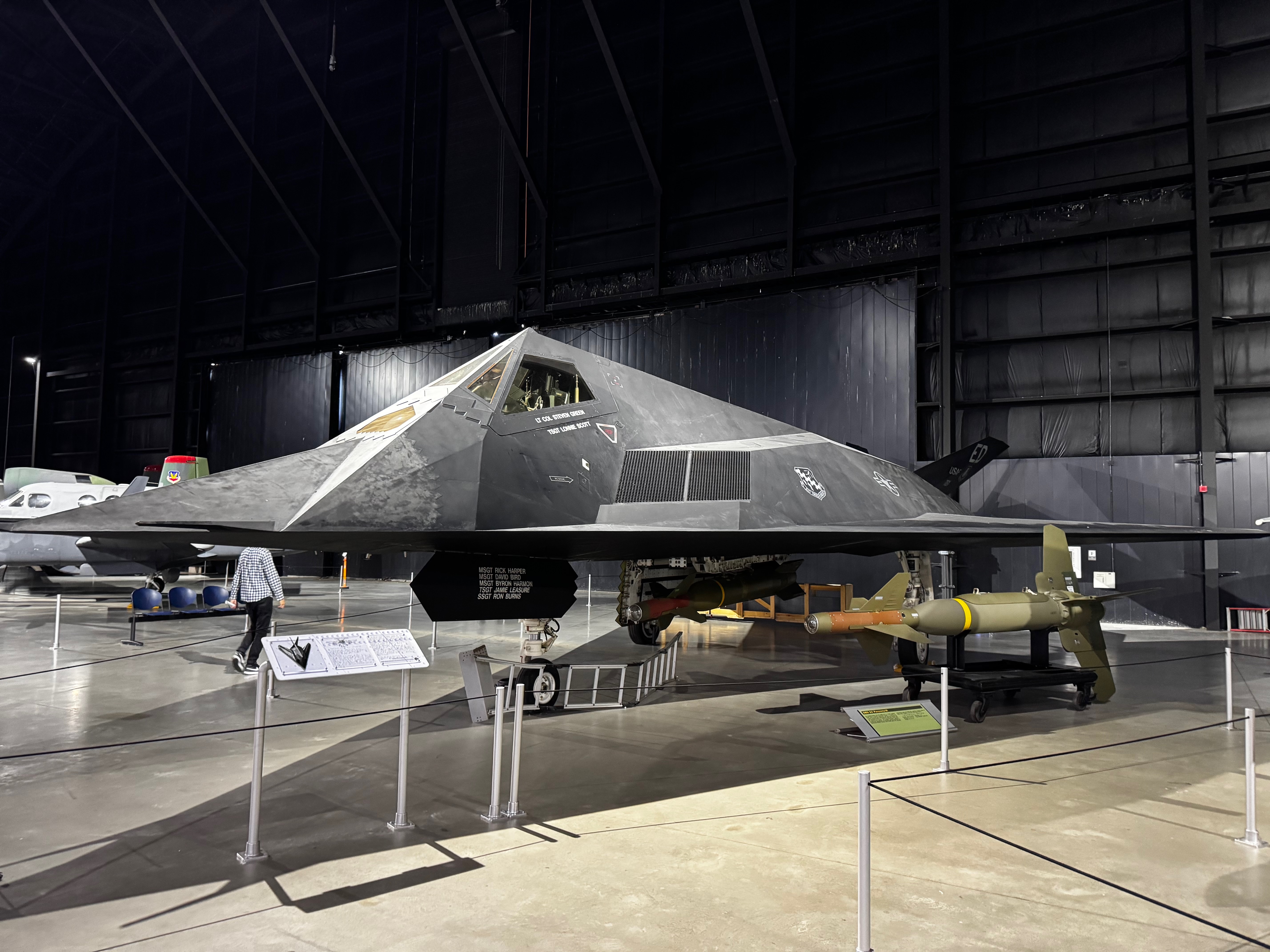 F-117 Nighthawk at the museum